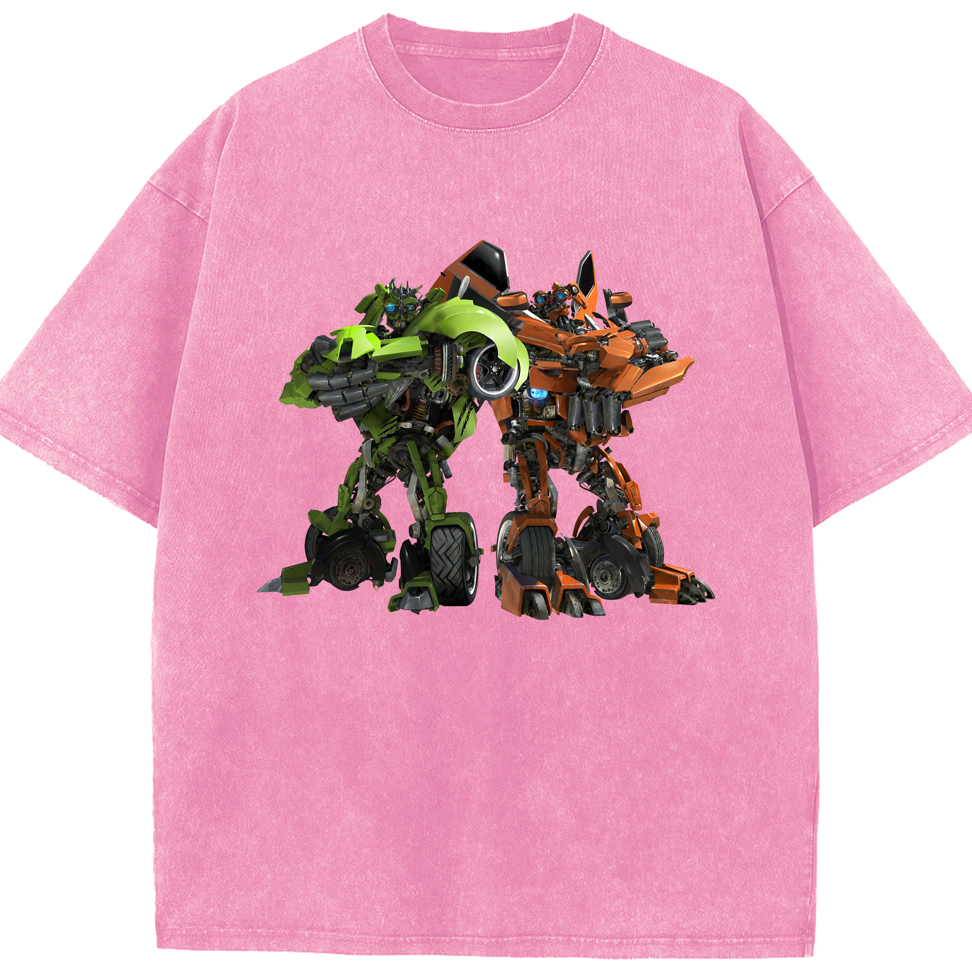 （画像用） Transformers トランスフォーマー 綿100% ヴィンテージ風 半袖Tシャツ（フロントプリント）